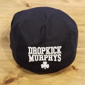 Dropkick Murphys Flat Paddy Hat Cap Size S/M Made USA Band Music Tour Newsboy